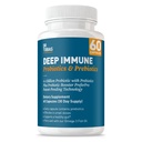 Dr. Tobias Deep Immune Probiotics & Prebiotics, Dual Action Digestie & Immune Support with PreforPro Prebiotics & Delayed Release Spore Forming Probiotics for Women & Men, 60 Capsules, 30 Servings