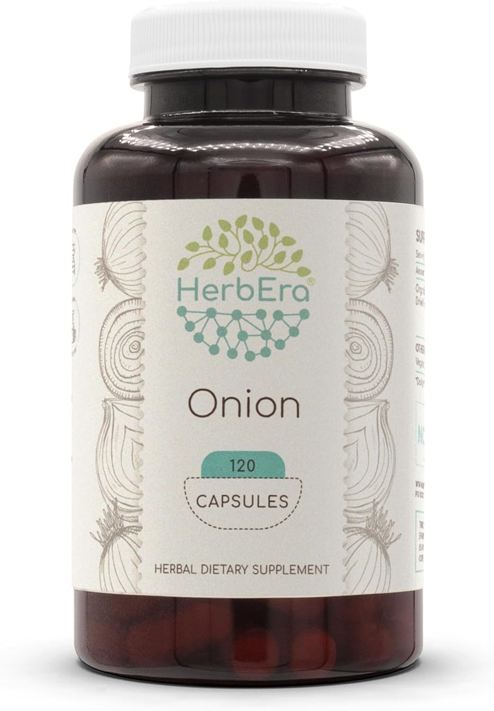 HerbEra Uion 120 capsules, 500 mg, Ui (Allium Cepa) Gedroogde Bulb (120 capsules)