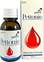 PETTONIC 100 ML. Tonic Pet Booster Liquid Dog Blood Support Iron Supplément pour chiens et chats Puppies Kitten Food Multi Vitamines Folic B6 B12 encourage la cellule de sang rouge, l'énergie et l'immunité en augmentation rapide