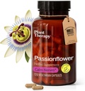 Plant Therapie Passie Bloem Capsules vervaardigd in USA Kalmt Zenuwen, Ondersteunt Slaap, Grote manier om Wind Down Supplementen voor Vrouwen & Mannen 120 Graaf Vegetarische Capsule