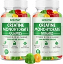 Creatine Monohydraat Gummies 5000mg voor mannen & vrouwen - Creatine voor vrouwen - Kauwtabletten Creatine Monohydraat voor spierkracht, spier Builder, energie Boost, 160 Tel pre-workout supplement