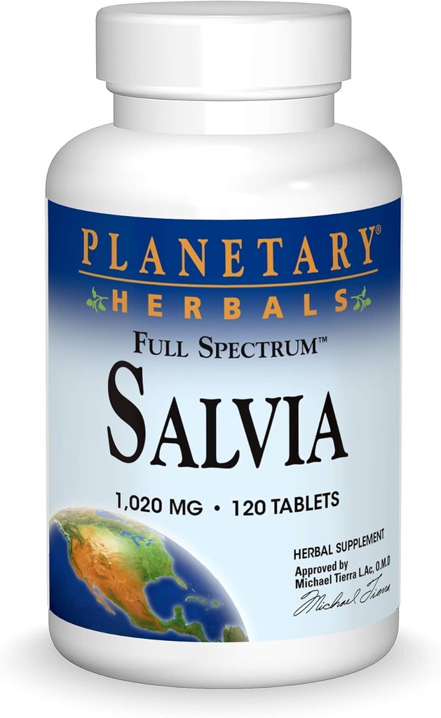 Planetaire kruiden, Salvia, 1,020 milligram, 120 tabletten