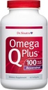 Dr. Sinatra Omega Q Plus 100 Resveratrol Omega-3 Supplement ondersteunt de gezondheid van het hart en biedt antioxidant vermogen met 100mg CoQ10 en Resveratrol (60 softgels)