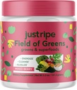 Veld van groen Superfood Poeder met Organische Spirulina, Chlorella, Beetwortelpoeder - Bacillus Coagulans Probiotic, A Plant-Based Mix Ondersteuning Gut Health, Immuniteit, 28 Scops - Mixed Berry