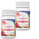 Zahler - Comprimés de vitamine D3 junior + K2 à croquer pour les enfants.