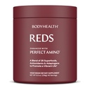 BodyHealth Reds Enhanced with PerfectAmino - Daily Superfood Smoothie Powder with Antioxidants, Adaptogens, Phytonutrients, Fruit, Prebiotics, Probiotics, Fiber, and Protein - 40 Servers