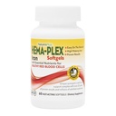 NaturesPlus Hema-Plex Iron - 60 Snelwerkende Softgels - 85 mg ijzer + vitamine C & Bioflavonoïden voor gezonde rode bloedcellen - Veganistisch, glutenvrij - 20 porties