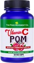 The Food Movement Vitamine C Pom - Granaatappel superfood Concentraat gecombineerd met 100% plantaardige vitamine C van biologische Acerola Cherry en Camu Camu- Vegan - Glutenvrij - 60 capsules