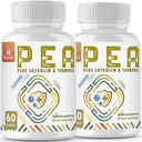 1500 MG Palmitoylethanolamide met luteoline 98% & Kurkuma, hoge absorptie, Micronized Pea Supplement for Discomfort Management- USA Made - 120 tabletten