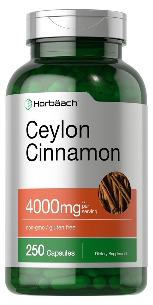 Horbäach Ceylon Kaneel Capsules 4000mg 