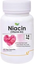 Nutraceuticals Niacin 14mg Vitamine B3 met Inositol 50mg Supplement - 60 Veg Capsules