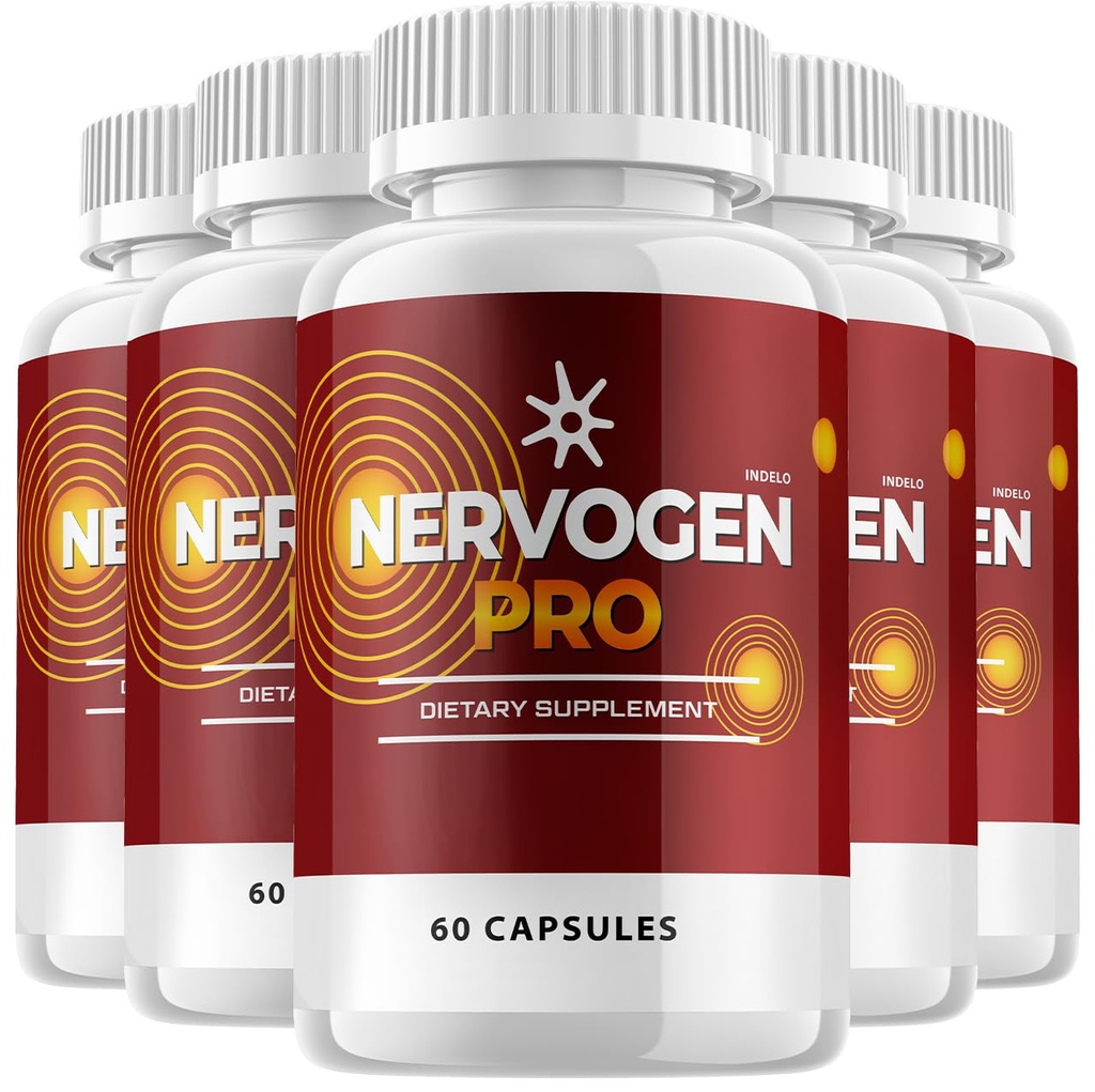 (5 verpakkingen) Nervogen Pro Capsules, Nervogen Pro for Neuropathy Capsules, Nervogen Pro Advanced Formula Dietary Supplement, Vitamine C Zink Enhanced - Nervogen Pro Reviews (300 capsules)