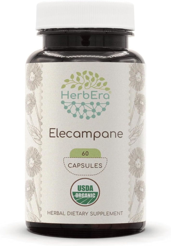 HerbEra Elecampane USDA Biologische 60 capsules 