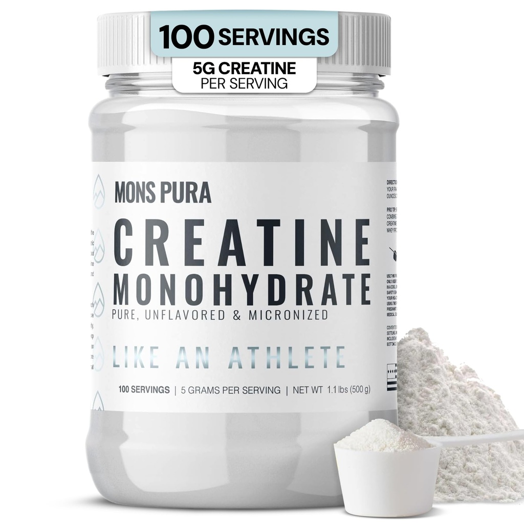 100% Pure Creatine Monohydraat Poeder 
