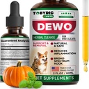 Cats & Dogs Natural Broad Spectrum Intestinal Defense & Digestive Liquid Herbal Support - Promoot Gut Health - Supplement Drops Made in USA(Herbal Cleanse 2 oz)