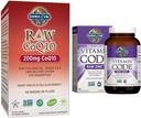 Tuin van het leven Vegetarische Omega 3 6 9 Supplement - Raw CoQ10 Chia zaadolie Whole Food Nutrition & Zink Supplementen 30mg Hoge Potency Raw Zink en Vitamine C Multiminerale supplement