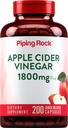 Piping Rock Apple Cider Vinegar Capsules 1800 mg 