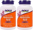 NOW Foods - Hyaluronzuur 100 mg - 120 Veg Capsule (verpakking van 2)