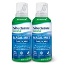 SinuCleanse Daily Care Sterile Saline Nasal Spray, Ultra Fine Mist, Instantly Moisturizes & Relieves Everyday Nasal Congestion Due to Colds & Dry Air, 4.5 Oz (2 Pack), Made in USA