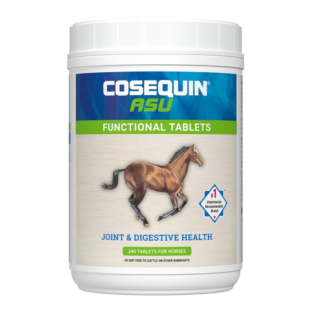 Nutramax Cosequin ASU Joint & Digestief Health Functionele tabletten voor paarden, 240 tabletten