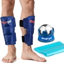 Shin Splint Relief: Hot & Cold Packs, Cryoball & Stretch Bands for Shin Splints, Hot & Cold Therapie for Leg Pain Relief door Magic Gel