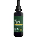 Global Healing Organic Omega 3 6 9 et 7 (extrait de CO2 de baies de mer) - Supplément Omega 3 sans poisson et sans OGM pour les femmes et les hommes, contient de l'huile de graines de perilla et de lin - huile de poisson Alternative - 2 Fl Oz