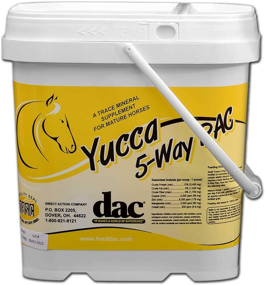 DAC Yucca 5 Way Pac pour chevaux - 5 lb