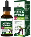 Drainage lymphatique gouttes pour le support du système lymphatique, corps detox & Immune de défense suppléments à base de plantes avec racine de poke (Phytolacca Americana) Cleavers Dandelion Echinacea Extrait. 2oz