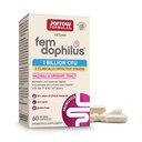 Formules de Jarrow Probiotiques vaginaux Fem-Dophilus 1 Million CFU avec 2 souches à l'appui scientifique, supplément alimentaire pour le soutien vaginal et urinaire, 60 capsules, jusqu'à 60 jours d'approvisionnement, plateau-stable