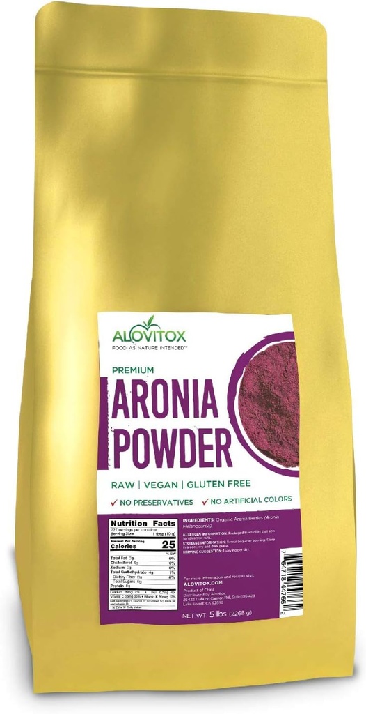 Poudre de jus d'aronia
