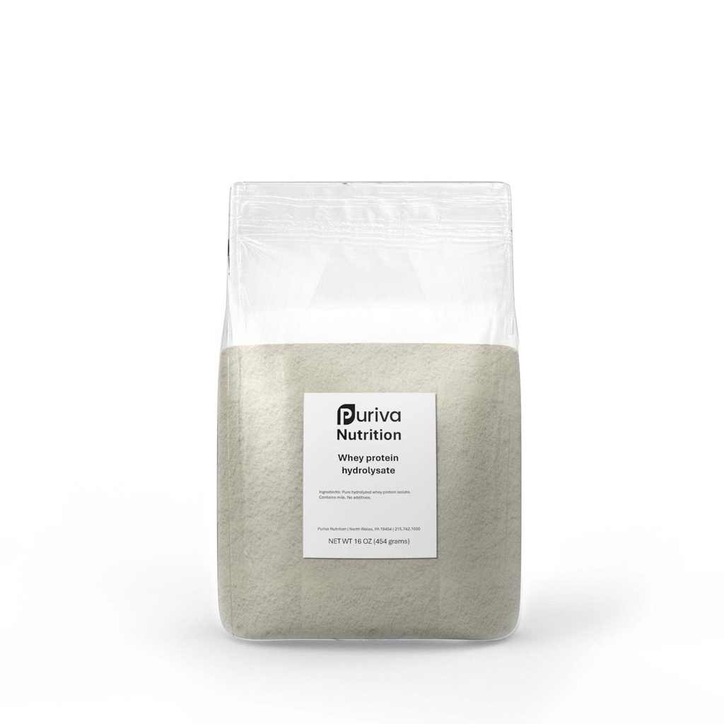 Poudre de protéines, isolat hydrolysé de protéines de lactosérum, plaine, 1 livre