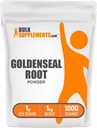BulkSupplements.com Goldenseal Powder - Kruidensupplement, afkomstig van Goldenseal Root - Vegan & Glutenvrij, 1g per portie, 1kg (2,2 lbs) (pakket van 1)