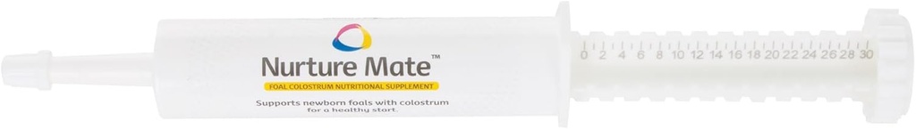 Revival Animal Health Breeder's Edge Nurture Mate for Foals.com Supplément Colostrum pour Foals.com Protéines et vitamines et minéraux Facile à digérer 30ml Facile à administrer