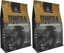 Majesty's Omega Wafers - Superior Horse/Equine Skin, Coat, and Immune Support Supplement - Omega 3, 6, 9, en Biotin (Regular, 2 Pack(120 Telling Total))