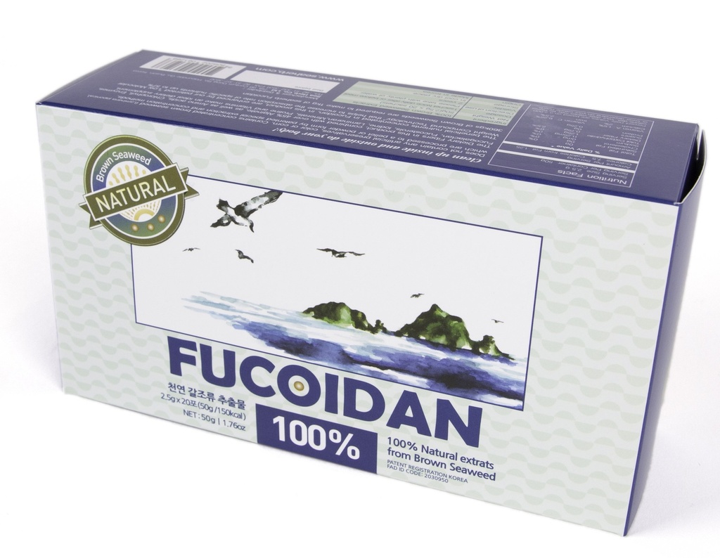 [Pill Type] 100% Natural Bruin Zeewier Extract Fucoidan USFDA Passed (ID Code 2030950) (50g (20sachets))