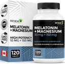 RENEW ACTIVES Melatonine 10MG met Magnesium 150MG Slaaphulp per Serving 