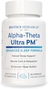 Biotica Onderzoek Alpha Theta Ultra PM L Theanine, Passiebloem, Lemon Balm, Ondersteunt GABA, serotonine, Regulates Circadian Ritmes, 60 Capsules