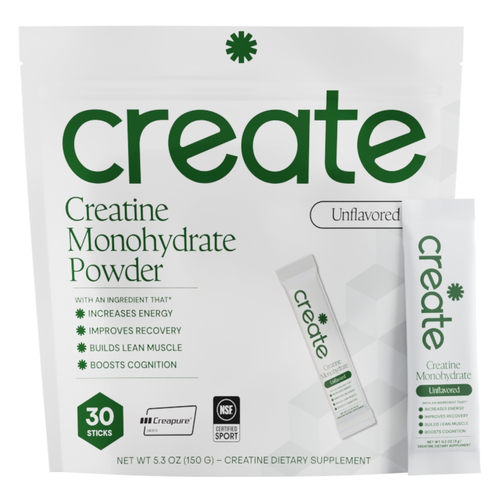 Creëer Single Serve Creatine Monohydraat Poeder 