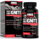 FORCE FACTOR Test X180 Ignite Total Testosteron Booster voor mannen met Fenegriek Zaad en Green Tea Extract te bouwen Lean Muscle, Boost Energy, en verbeteren van de prestaties, 60 Tellen