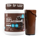 Oui, vous pouvez ! Shake de remplacement des repas - 20G Protéines, fibre 5G, 21 Vitamines et minéraux, 0G Sucre ajouté - Poudre de protéines de remplacement des repas - Nutrition complète tout-en-un - 15 portions (chocolat)