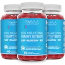 Melatonine 1mg Gummies for Kids, Safe, Drug-Free & Effective Natural sleep Aid Supplement for Children. Kinderen 1mg Melatonine Gummy, Glutenvrij Vegetarisch Rustige Slaapproducten voor leeftijden 4+. 180ct (3)