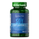 Puritan's Pride Non-GMO Soy Isoflavones 750mg, Dieetsupplement met Active Daidzein, Genistein, en Glycitein ondersteunt Menopauze en Hot Flashes, 120 Rapid Release Capsules