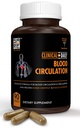 Supplément clinique quotidien de circulation sanguine. Bouchers Broom, Cheval Châtaigne, Cayenne, L-Arginine, Diosmin. Traitement à base de varices. Mauvaise circulation et soutien vein. 90 gélules