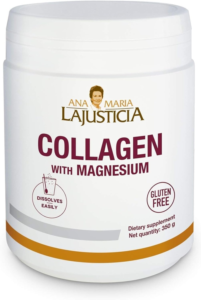 Ana Maria Lajusticia Collagène en poudre de magnésium (350g de goût naturel)