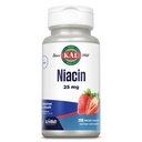 Kal 25 Mg Niacin Tablets, Aardbei, 200 Telling