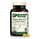 Standaardproces Tuna Omega-3 Kauwbaar - Visoliesupplement met DHA - Omega-3 supplement ter ondersteuning van hersenen en ooggezondheid - Uitstekende bron van antioxidanten - Glutenvrij en niet-Dairy - 120 Softgels