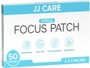 JJ CARE Focus Patch - Pack van 50 All-Natural Focus Plus Patches voor volwassenen, Ondersteuning Concentratie, Focus en Geheugen 50 dagen Levering van Hersen Patch