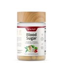 Snap suppléments de sucre de sang avec berbère, CoQ10, cannelle, acide alpha lipoïque et Gymnema pour soutenir le sucre de sang sain, la santé métabolique et l'énergie, sans sucre, 60 capsules