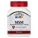 21e eeuw MSM, 1000 mg, 90 tabletten