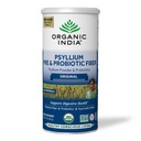 ORGANISCHE INDIA Psyllium Husk Powder - Pre & Probiotic Fiber Supplement, Biologische Psyllium Husk Fiber Supplement, Whole Psyllium Husk Powder Unflavored, Dietary Fiber, USDA Biologische, Glutenvrij - 10 Oz